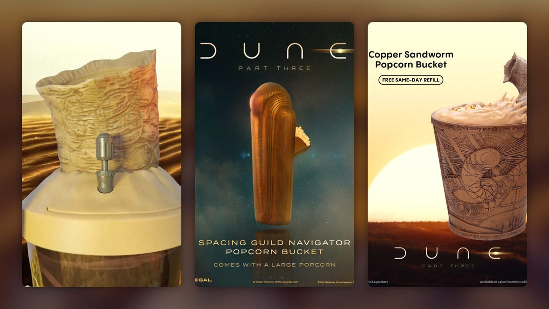 Dune: Part Three's Popcorn Bucket Has Two Sandworms Now, Which Is a Lot
