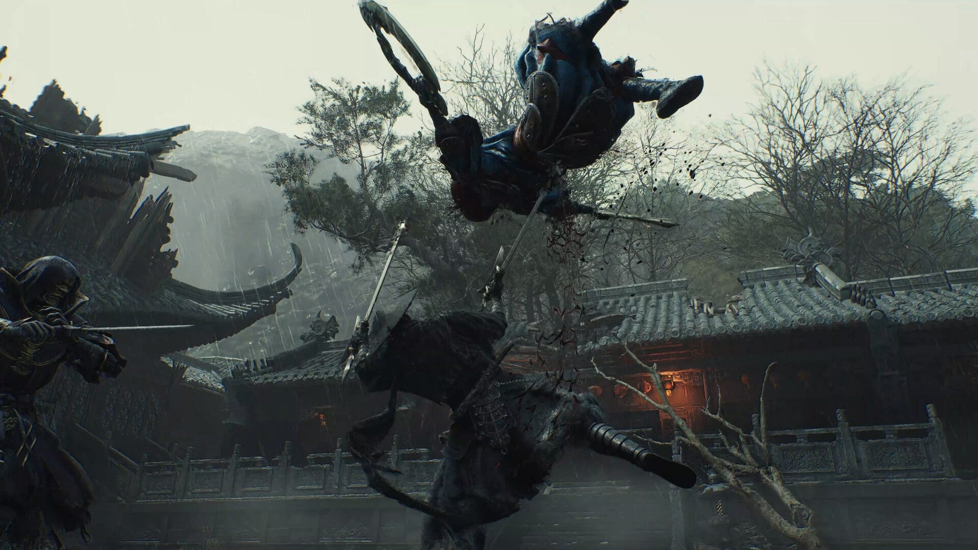 Soul fights an enemy with a sword in Phantom Blade Zero